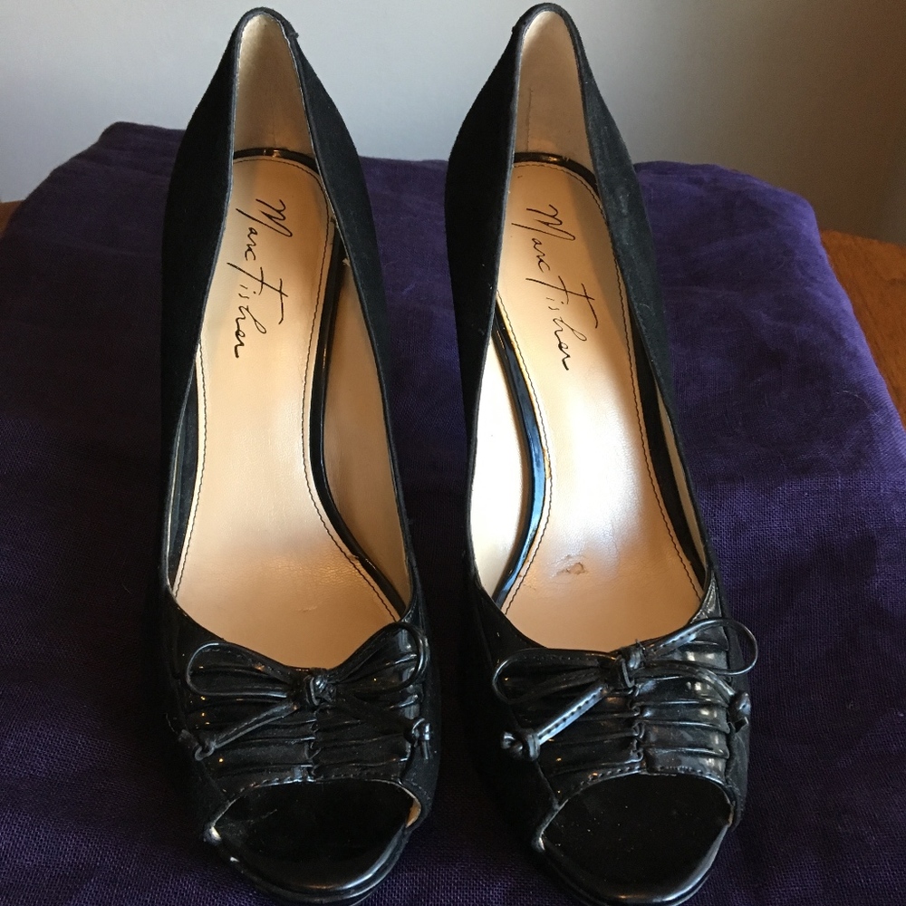 Marc Fisher Black Heels